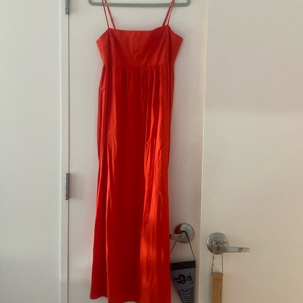 Reformation Adler dress red/coral